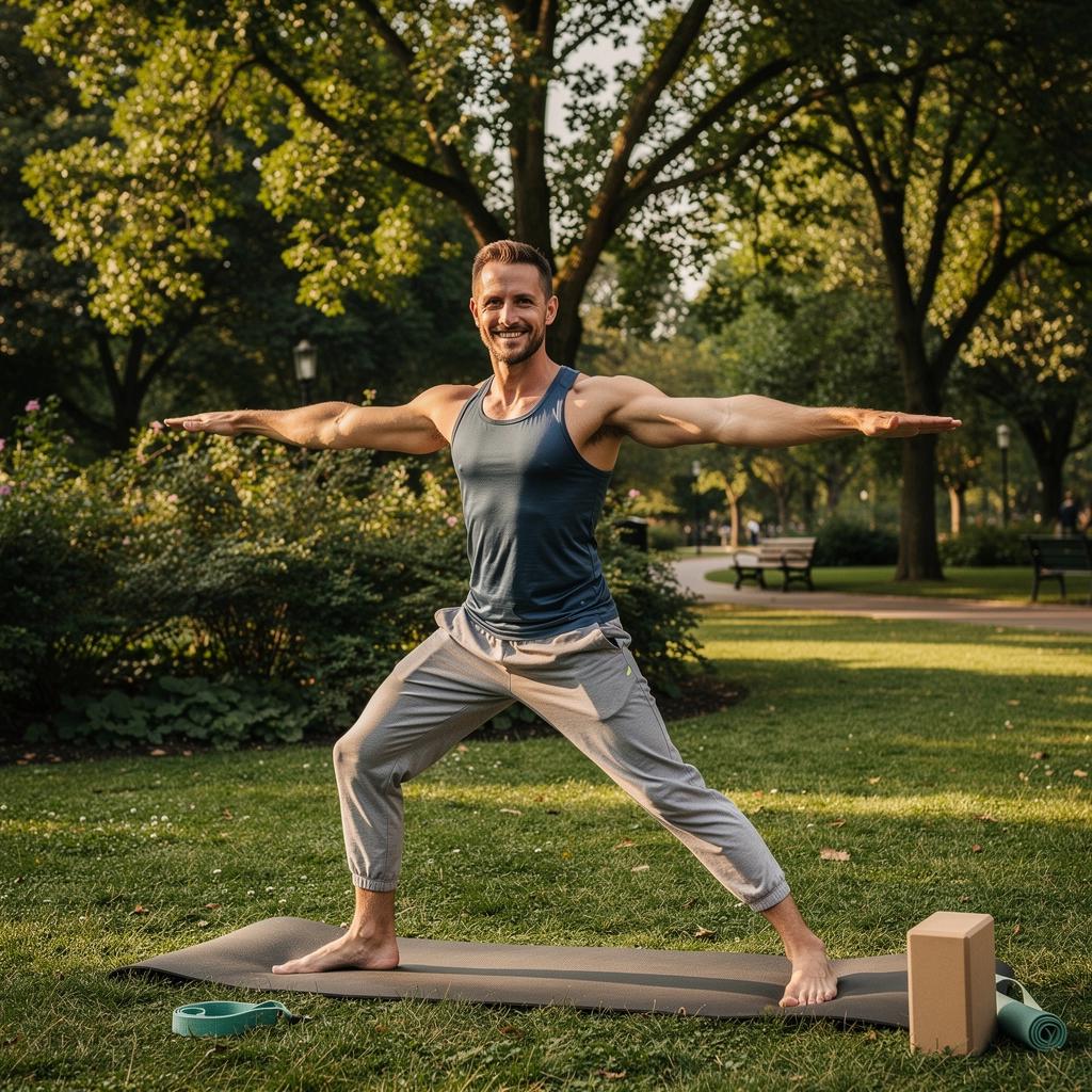 Kobieta wykonująca mostek z jednoczesnym podnoszeniem ciężaru w górę.